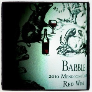 2010 Babble Mendocino County Red Blend