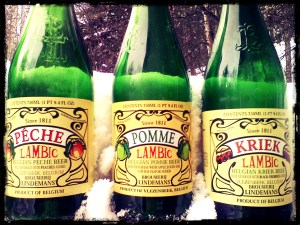 Lindemans Peche, Pomme and Kriek