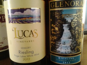 Finger Lakes Riesling Launch 2012 - The semi dry and semi sweet