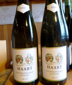 Reinhold Haart Piesporter Goldtröpfchen Auslese 2002 and 2012