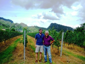 Touring the estate with owner Visooth