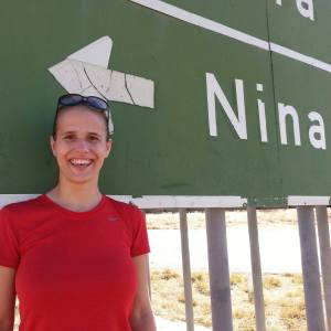 Nina at the place that is surely named after her.